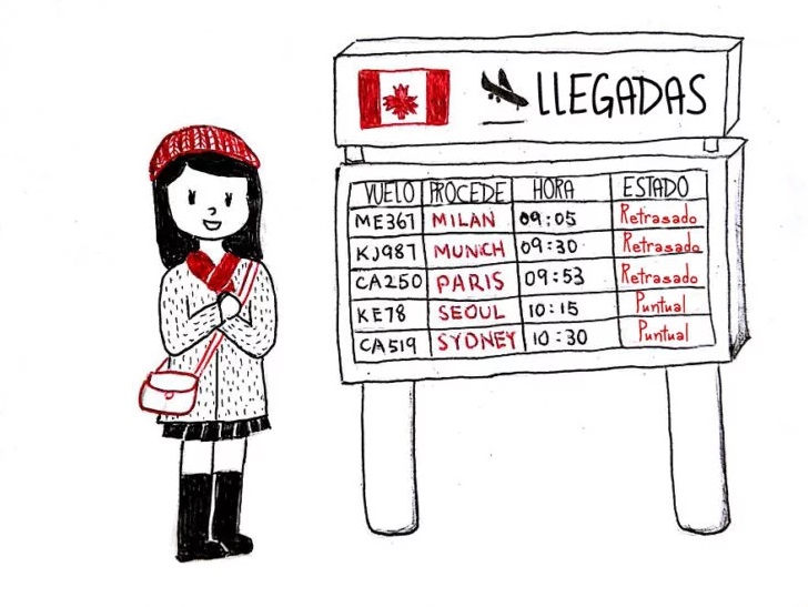 Ilustracion amor a distancia