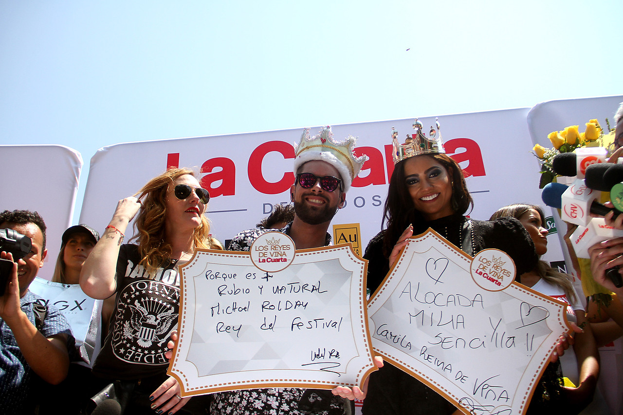 Camila Recabarren y Michael Roldán