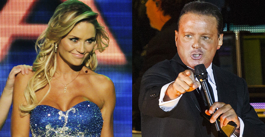 Kenita Larrain y Luis Miguel
