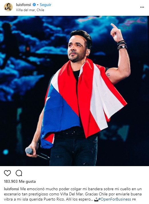 Luis Fonsi instagram