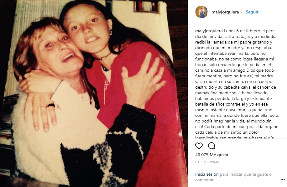 Maly Jorquiera instagram