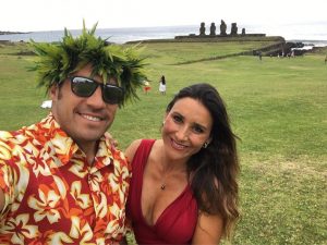 Así celebran Hotuiti y Francisca Ayala La Tapati 2018 en Rapa Nui
