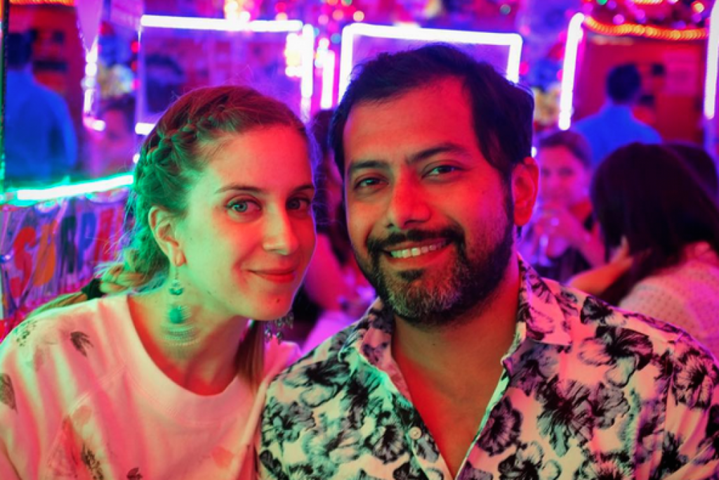 Alison Mandel y Pedro Ruminot