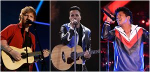 ¡Ed Sheeran, Luis Fonsi, Bruno Mars y más! Conoce a los nominados de los Billboard Music Awards 2018