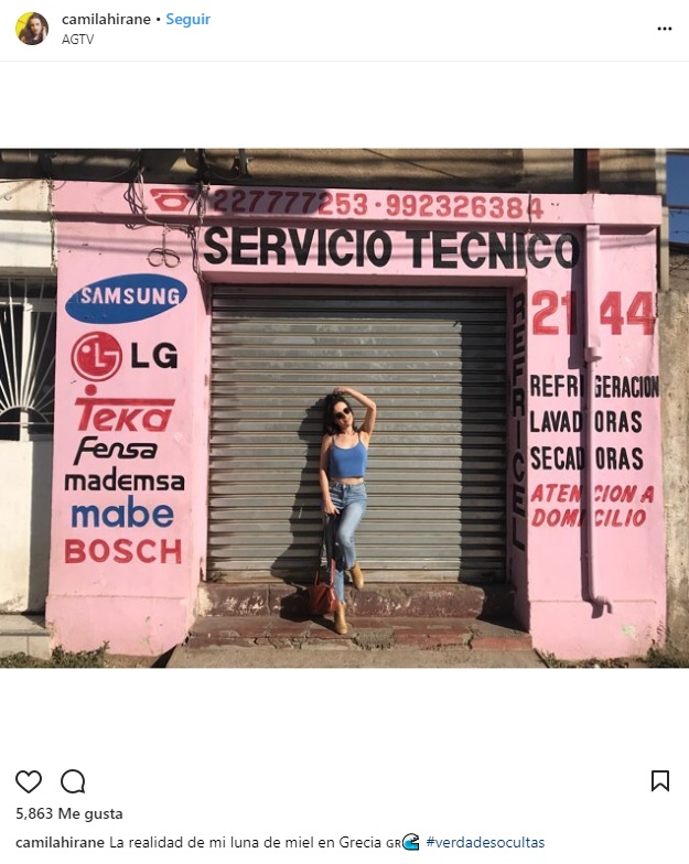 Camila Hirane instagram