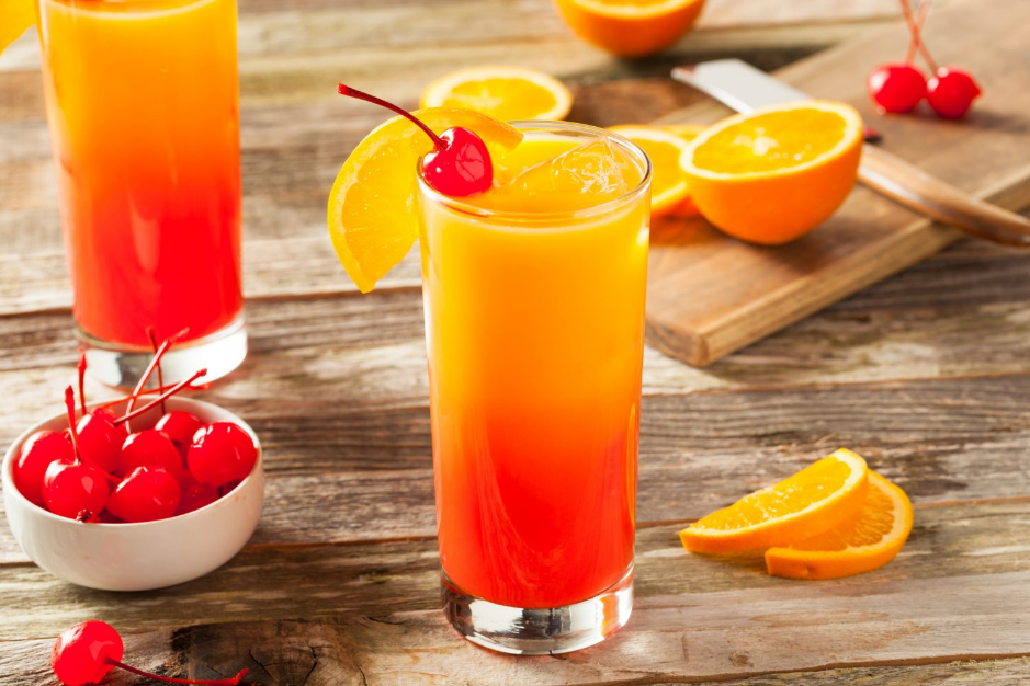 Tequila Sunrise trago 