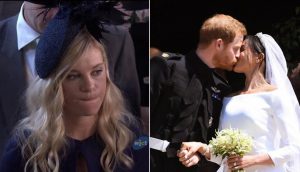 La criticada presencia de la ex novia de Harry en la boda real