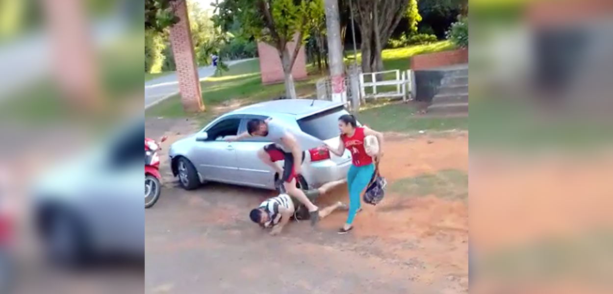 Joven le pega a su suegro pensando que era el amante de su novia