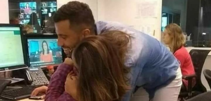 Nueva ilusión óptica se hizo viral: ¿Quién abraza a quién?