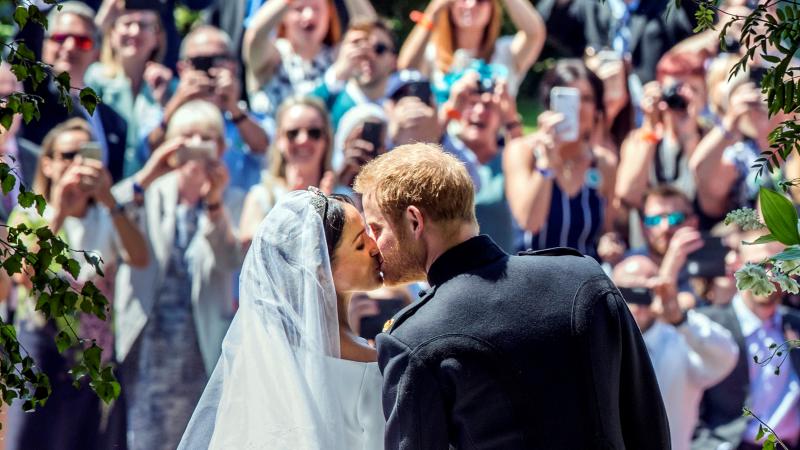 Revelan las primeras imágenes del príncipe Harry y Meghan tras la boda real