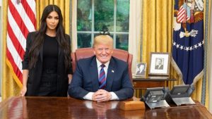 Kim Kardashian visitó a Donald Trump en la Casa Blanca