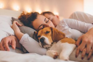 ¿Es bueno dormir con tu perro?