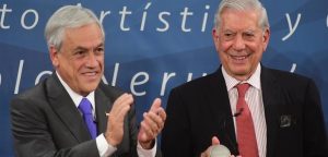 Esta fue la creativa respuesta del Presidente Sebastián Piñera ante el temblor ocurrido mientras dialogaba con Mario Vargas Llosa