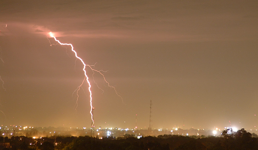 posibles tormentas eléctricas