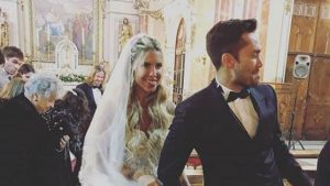 Con este look deslumbraron las trillizas de Coté López en su matrimonio