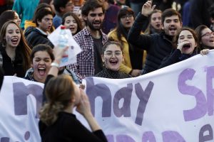 Así se vivió la última marcha feminista "por una educación no sexista"