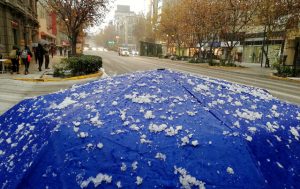 ¡No era nieve! Descubre qué fue lo que realmente cayó este lunes en la capital