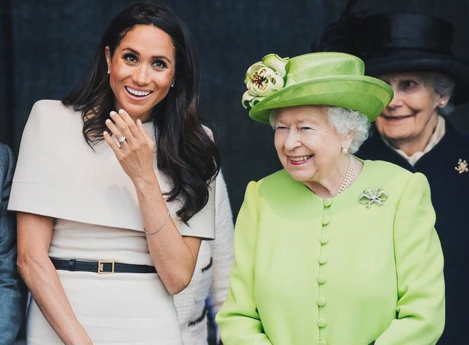 Así fue el primer evento en solitario de Meghan Markle y la reina Isabel