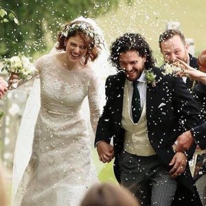 ¡Así fue el romántico matrimonio de los protagonistas de "Game Of Thrones"