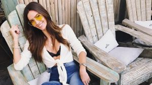 Aylén Milla quería lucir sus novedosos jeans pero fue otra cosa lo que se robó todas las miradas