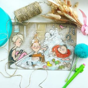 Los honestos dibujos de una ilustradora sobre la maternidad