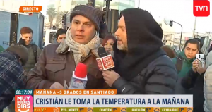 ¡Tres matinales coincidieron en el mismo lugar para sus despachos!