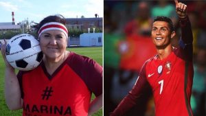 Fanática de Cristiano Ronaldo baja 90 kilos para conquistarlo