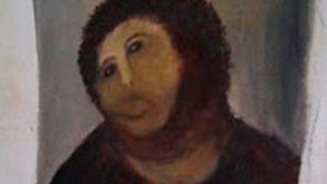 Nuevo "ataque artístico": Reparación de figura de ángel saca risa en redes sociales