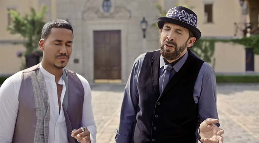 Juan Luis Guerra estrena videoclip junto a Romeo Santos