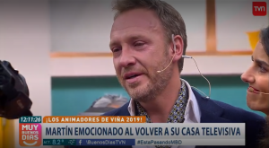 ¡Se emocionó! Martín Cárcamo no pudo evitar las lágrimas en "Muy Buenos Días"