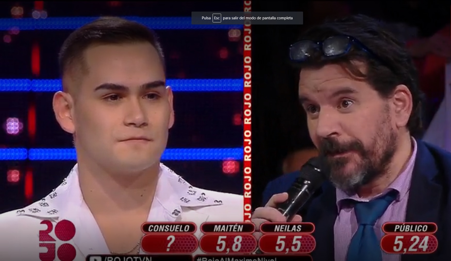 Vasco Moulian pide disculpas en vivo a Koke por error de evaluación en Rojo