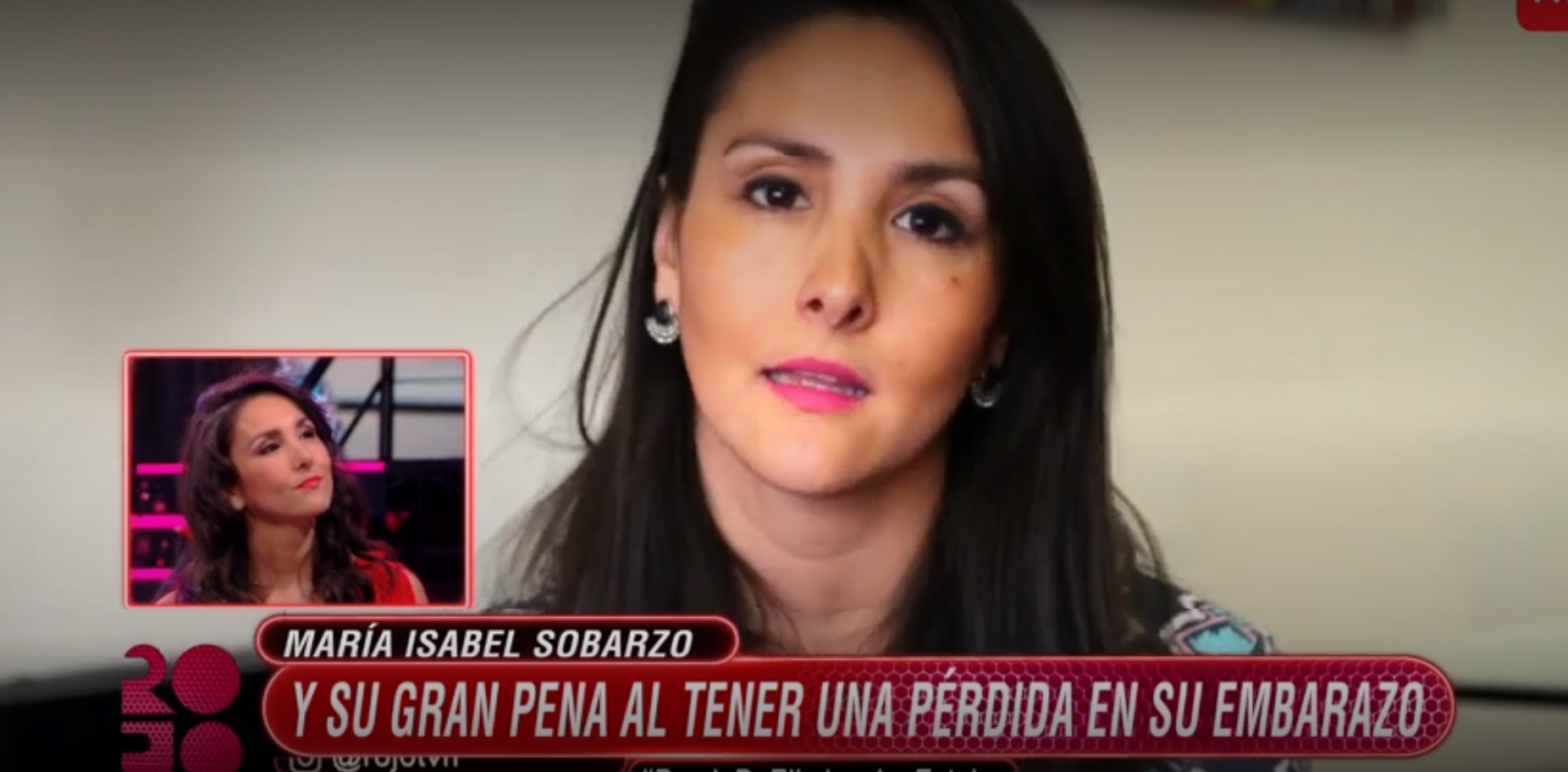 La triste historia que compartió Icha Sobarzo en Rojo sobre su primer embarazo