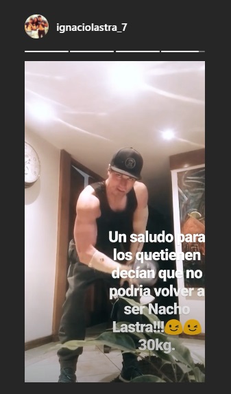 Ignacio Lastra Sorprende Al Mostrar Su Tonificada Musculatura