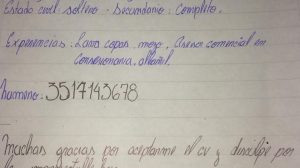 ¡Joven que presentó currículum a mano encontró trabajo!