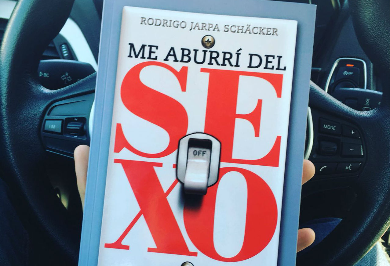 "Me aburrí del sexo", Rodrigo Jarpa nos presenta su nuevo libro