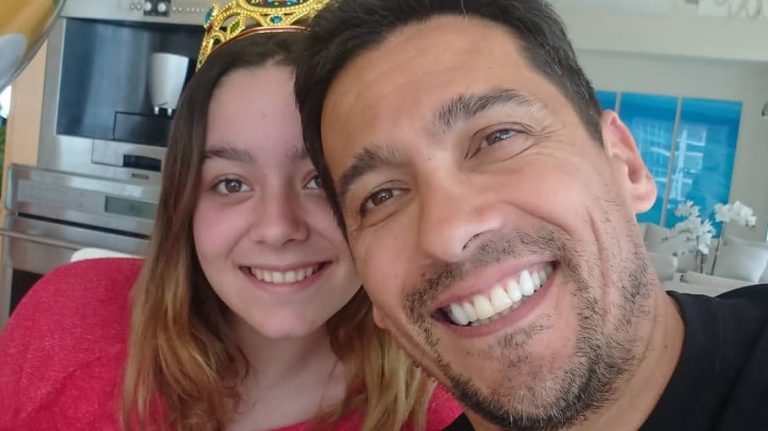 El conmovedor regalo que le hizo su hija mayor a Rafael Araneda por su cumpleaños