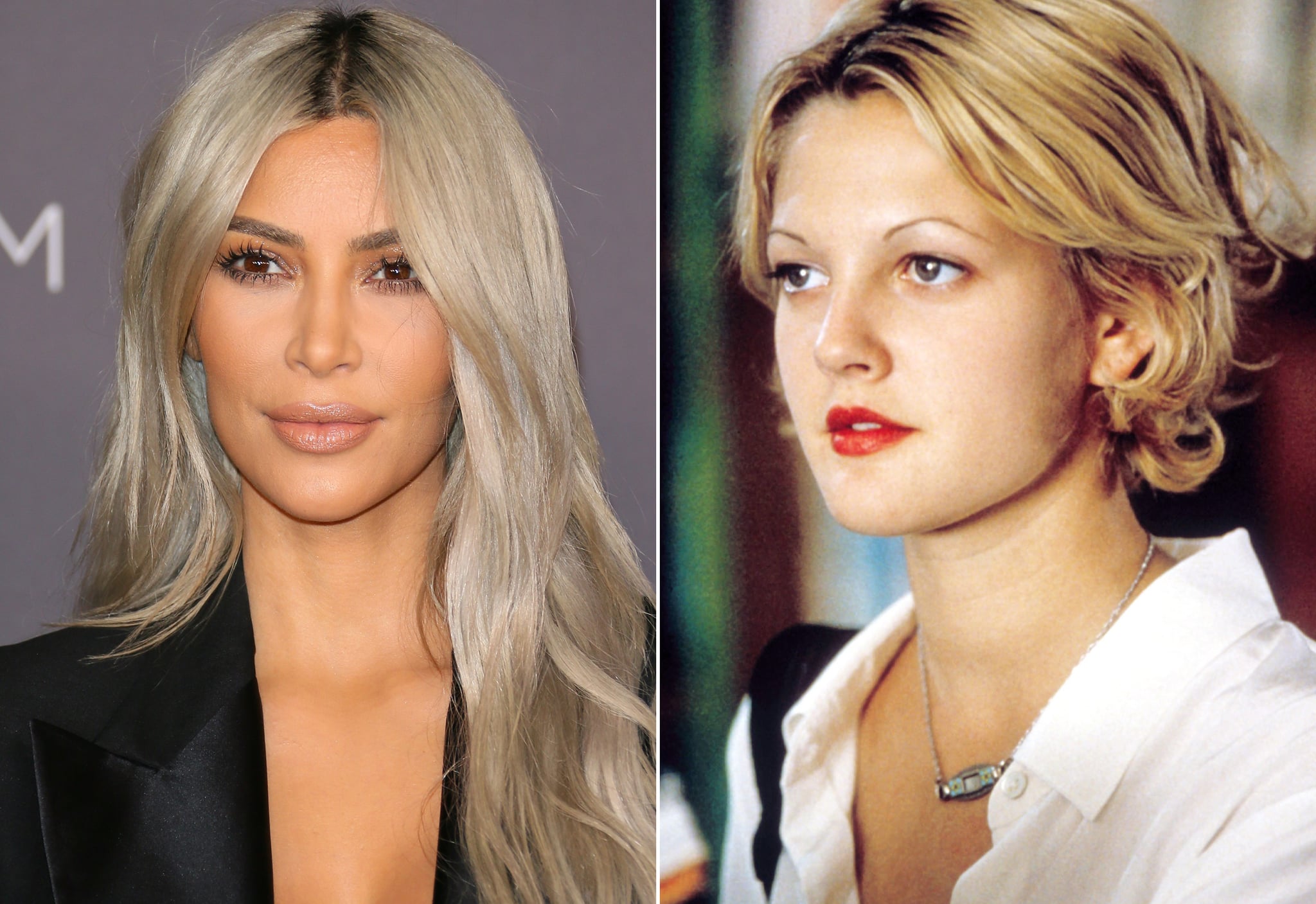 ¡Impresionante! Kim Kardashian a los 14 años era igual a Drew Barrymore