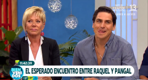 Así fue el reencuentro de Pangal Andrade y Raquel Argandoña en "Bienvenidos"