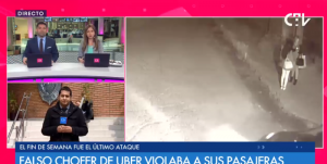 Periodista sufre graciosa caída en pleno despacho de "CHV Noticias"