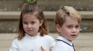 Fueron las estrellas: Príncipes George y Charlotte se robaron las miradas de todos en la boda de la princesa Eugenia