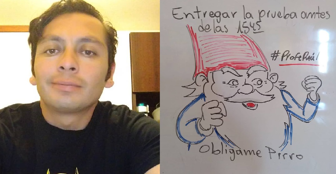 Te presentamos al profe chileno que enseña a sus alumnos dibujando memes