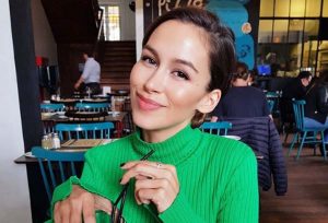 ¡No queda nada! Nicole Putz luce su pancita de ocho meses de embarazo