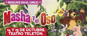 Ganadores de entradas para el show de "Masha y el Oso"