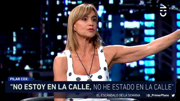 "Primer Plano" blanco de críticas por la entrevista a Pilar Cox