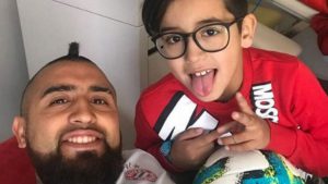 El tierno mensaje de Arturo Vidal a su hijo al ganar el Copihue de Oro
