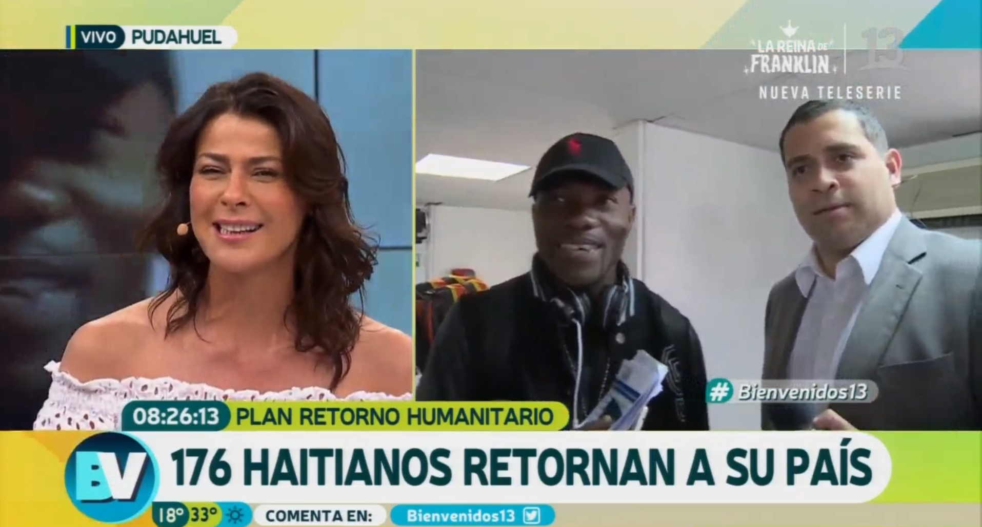 Televidentes se indignaron con notero de "Bienvenidos" por su despacho con haitianos