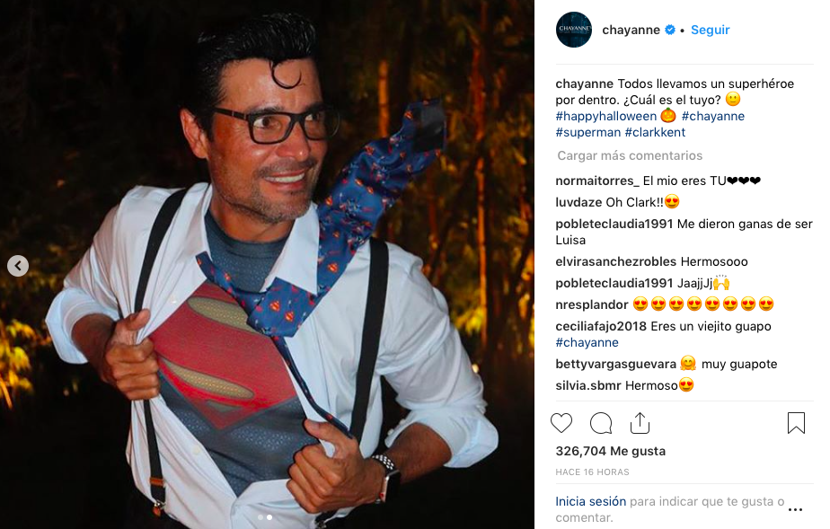 Chayanne disfraz