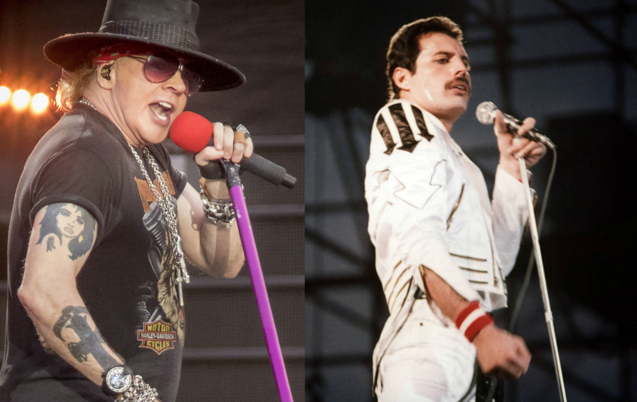 Axl Rose confiesa su devoción por Freddie Mercury: "Es el mejor frontman de todos los tiempos"