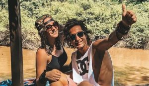 Las increíbles postales del viaje de Kel Calderón y Claudio Iturra a la India