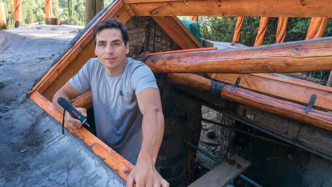 La parte de la casa de Pangal Andrade que lo convierte en un verdadero Tarzán